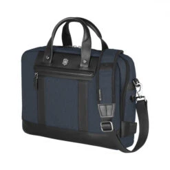 Victorinox Architecture Urban2 14" Laptop Briefcase - Melange Blue/Black -Swiss Supplies Store tge 612671 s fr