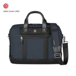 Victorinox Architecture Urban2 14" Laptop Briefcase - Melange Blue/Black -Swiss Supplies Store tge 612671 s po2 reddot