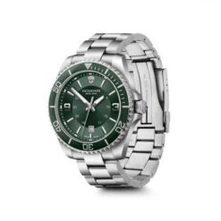 Victorinox Maverick 43mm Watch - Green Dial, Stainless Steel Strap -Swiss Supplies Store wat 241934 fr
