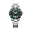Victorinox Maverick 43mm Watch - Green Dial, Stainless Steel Strap