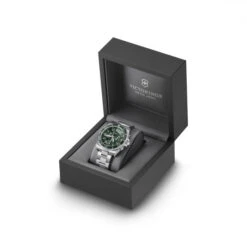 Victorinox Maverick Chrono 43mm Watch - Green Dial, Stainless Steel Strap -Swiss Supplies Store wat 241946 p