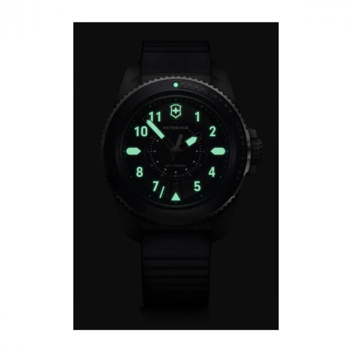 Victorinox Journey 1884 43mm Watch - Blue Dial, Blue Rubber Strap 10 Victorinox Journey 1884 43mm Watch - Blue Dial, Blue Rubber Strap - Image 8