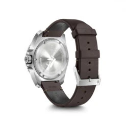 Victorinox Journey 1884 43mm Watch - Black Dial, Brown Leather Strap + Black Rubber Strap -Swiss Supplies Store wat 241976 1 ba