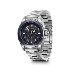 Victorinox Journey 1884 43mm Watch - Blue Dial, Stainless Steel Strap 13 Victorinox Journey 1884 43mm Watch - Blue Dial, Stainless Steel Strap -Swiss Supplies Store wat 241978 fr
