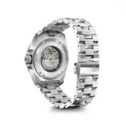 Victorinox Journey 1884 Automatic 43mm Watch - Black Ceramic Bezel, Black Dial, Stainless Steel Strap -Swiss Supplies Store wat 241981 ba