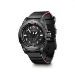 Victorinox Journey 1884 43mm Watch - All Black, Rubber Strap -Swiss Supplies Store wat 241982 fr